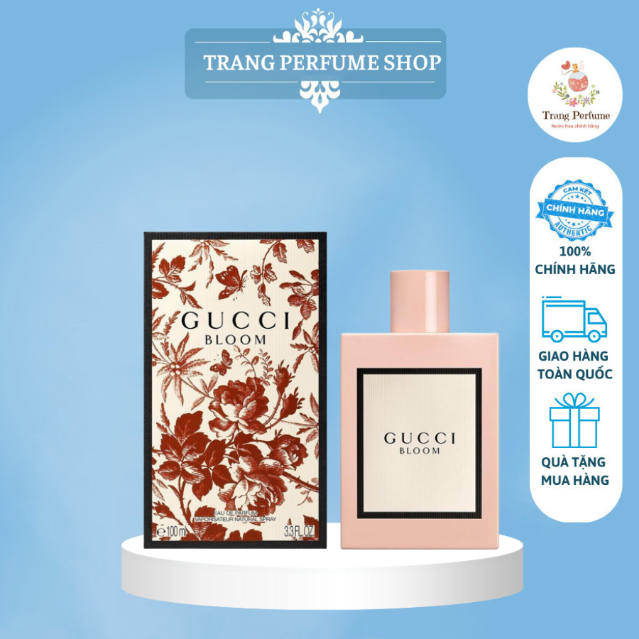 Nước hoa nữ Gucci Bloom EDP chính hãng thanh lịch sang trọng chiết 10ml và full - Trang Perfume