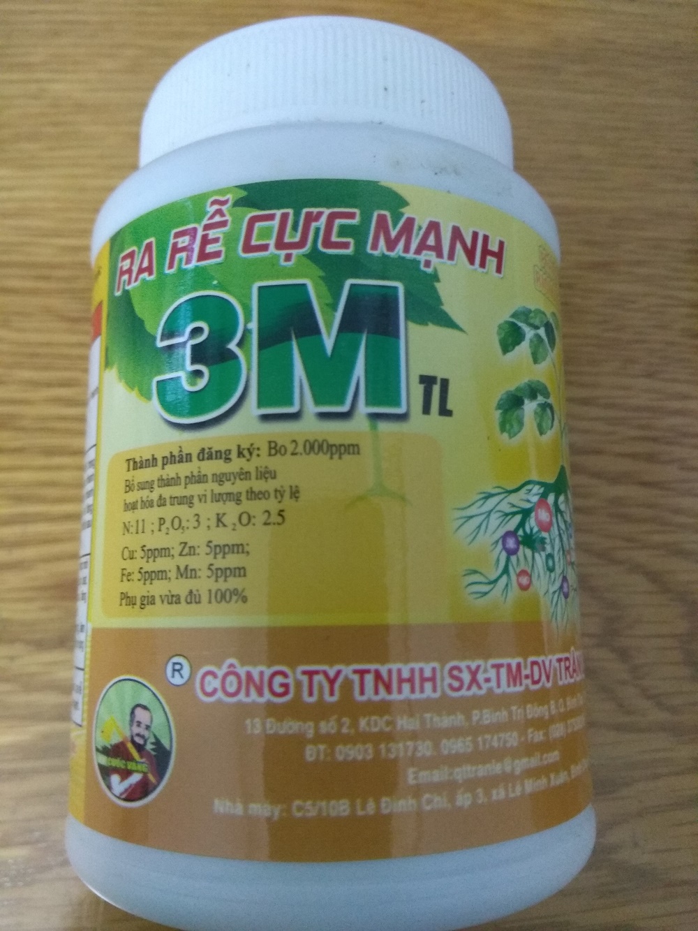 [HCM]Phân bón vi lượng 3M ra rễ mạnh - bomax chai 100 gram