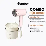 Combo 022 Nồi lẩu điện mini đa năng dung tích 1,5L GR-N15A và Máy sấy tóc N1000D sấy nhanh 2  - Bảo hành 12 tháng 1 đổi 1