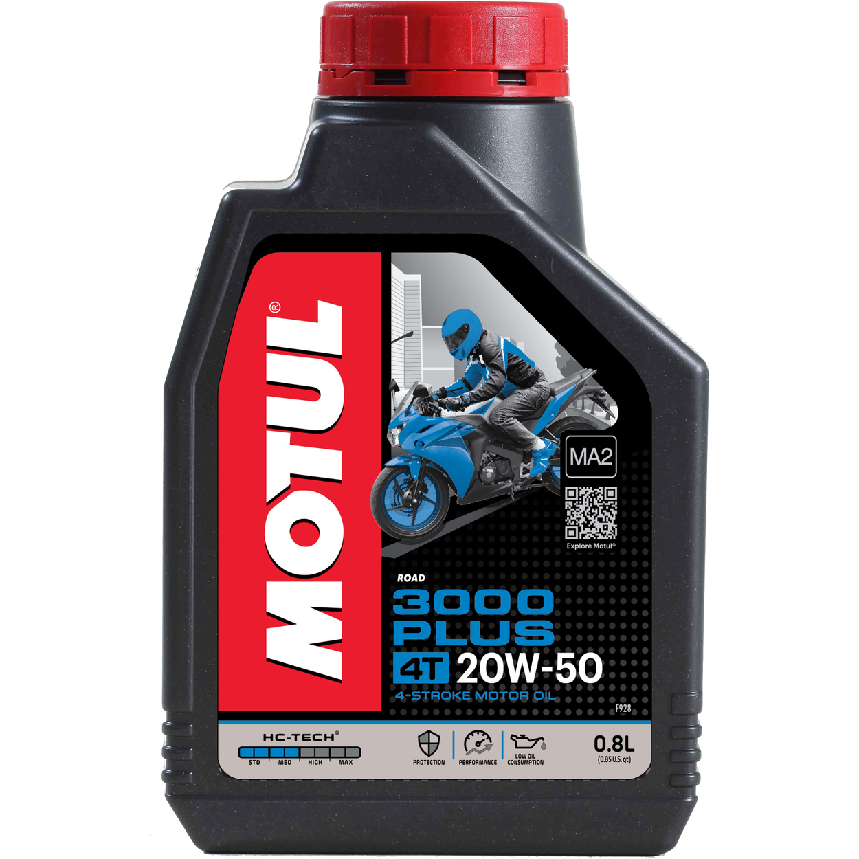 Dầu nhớt MOTUL 3000 PLUS 20W50 800ML ( Bán Tổng Hợp ) SJ MA2 dành cho xe số - dầu nhớt Motul chính hãng