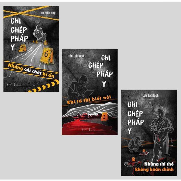 Combo Ghi chép pháp y 3 tập