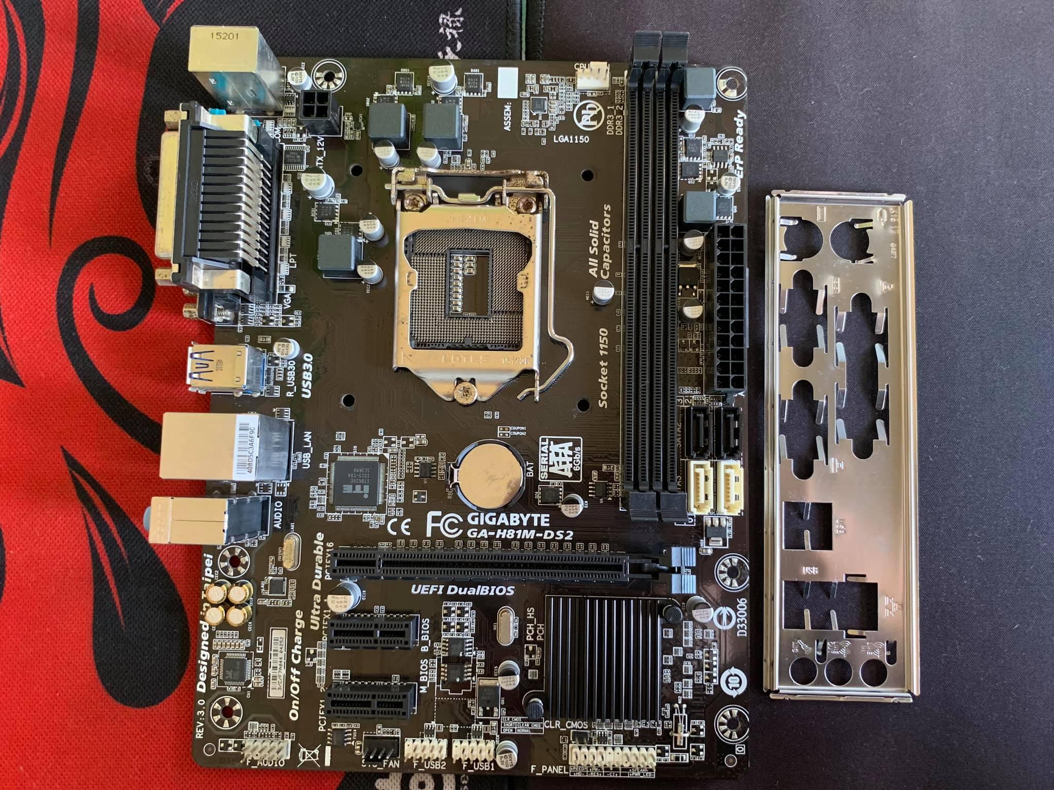 Mainboard GIGABYTE H81M-DS2 Socket 1150