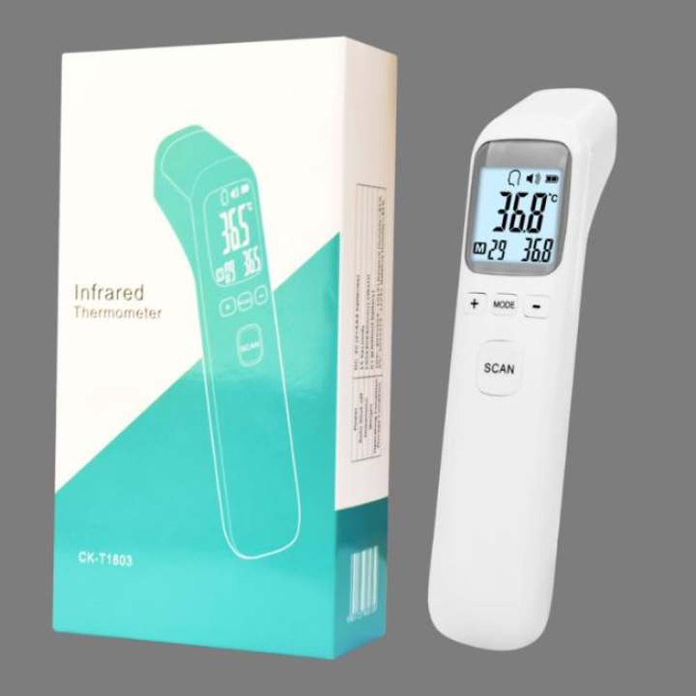 [HCM][HOT HOT ] Máy Đo Nhiệt Kế Cho Bé Nhiệt Kế Hồng Ngoại Infrared CK-T1803 Nhiệt Kế Cầm Tay Đo Trán Đo Tay Nhiệt Kế Điện Tử Hồng Ngoại Đo Nhiệt Độ Nhiệt kế đo trán hồng ngoại không cần chạm cho bé và gia đình có màn hình