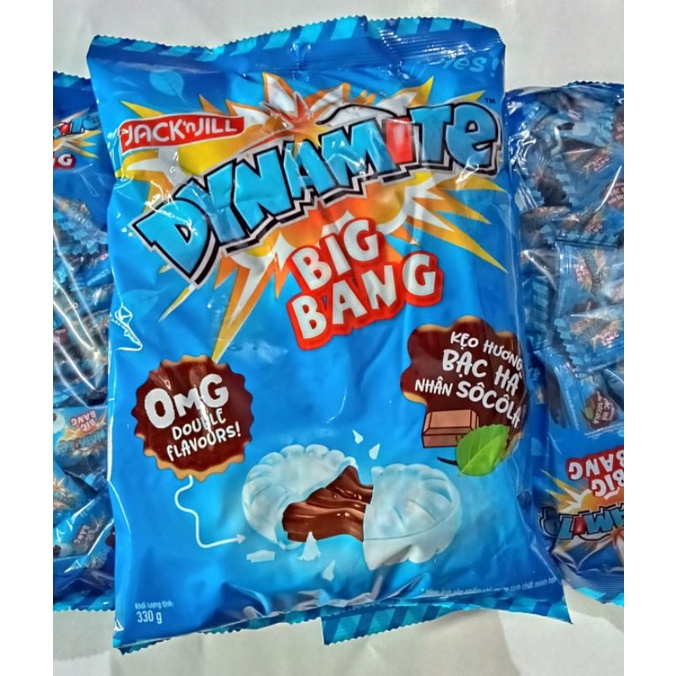 Kẹo bạc hà nhân sô cô la dynamite bigbang 330g