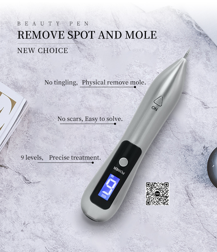 Máy đốt nốt ruồi mụn thịt tàn nhang nám da mini 9 trong spa -Thế Hệ Mới