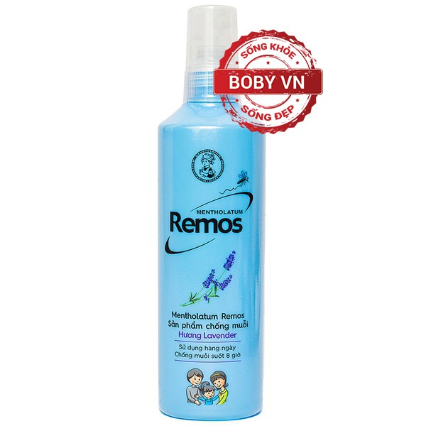 Xịt Chống Muỗi Remos   | Sả Chanh 60Ml