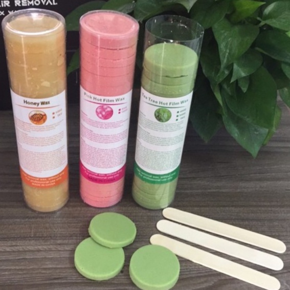 Sáp wax lông dạng viên cao cấp 500gr wax lông cực sạch