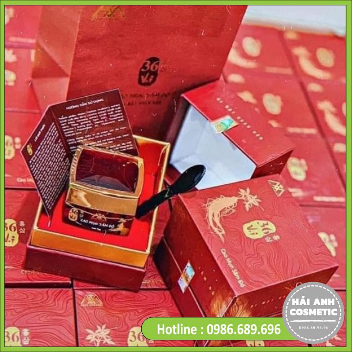 Cao Mụn Sâm Đỏ 36 Vị Đông Y Cao Cấp (15g)
