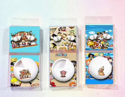tai nghe chopper hộp trượt TNBI21 one piece dễ thương cute hoạt hình