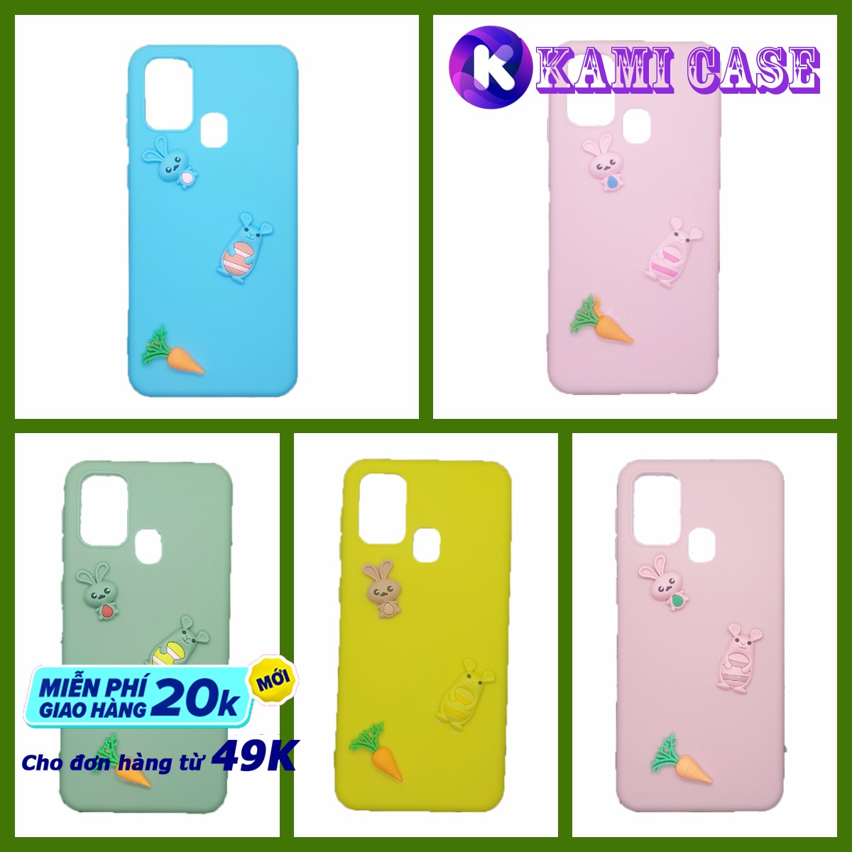 Ốp dẻo sticker nổi samsung m31
