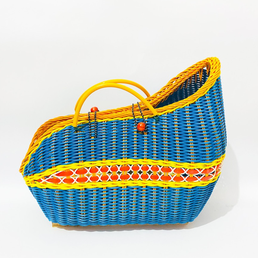 Giỏ đựng gà chọi có quai xách đan mây chắc chắn siêu đep nhiều màu