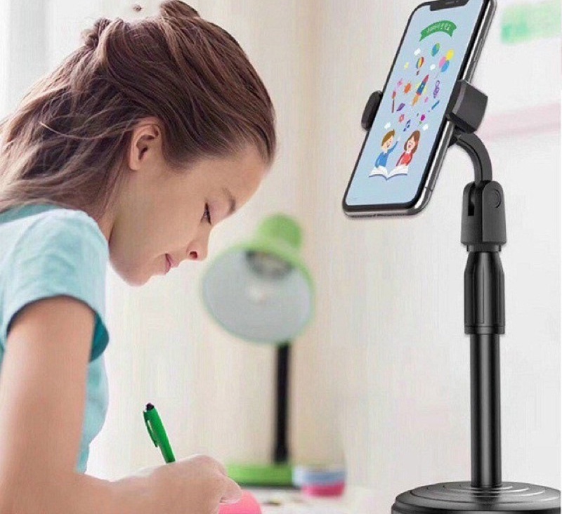 Giá đợ điện thoại, gậy livetream ,học online xoay 360 độ