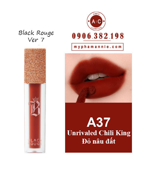 Black Rouge A36: Với tông màu cam đào tươi tắn và chất son mịn màng, Black Rouge A36 là sự lựa chọn hoàn hảo để làm nổi bật đôi môi của bạn trong bất kỳ hoàn cảnh nào. Hãy xem ngay ảnh liên quan để trải nghiệm vẻ đẹp ấn tượng của sản phẩm này.
