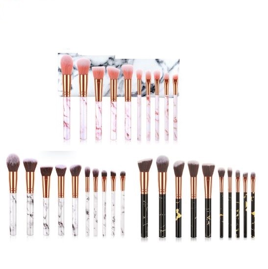 Bộ Cọ Trang Điểm 10 Cây vân đá cao cấp ronshadow
