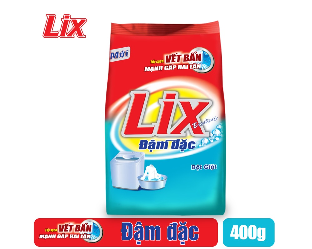 bột giặt lix extra đậm đặc 400g ed001 1