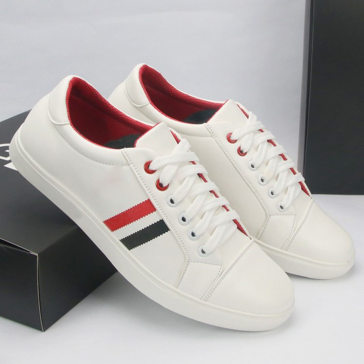 Giày Thể Thao Nam Udany Giày Sneaker Nam Thời Trang Cực Đẹp Thiết Kế Kẻ Sọc Đỏ Đen Vô Cùng Nổi Bật Và Cá Tính - SN142