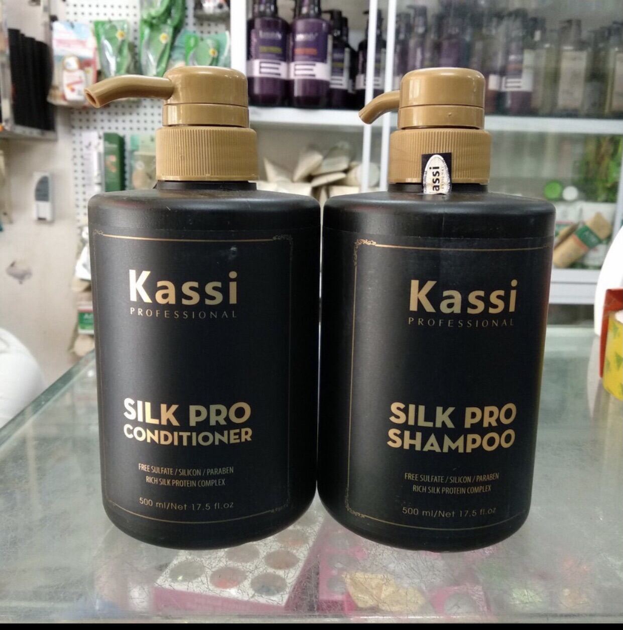 Chỉ 7 3 Hoàn Tiền 15%Dầu gội xả phục hồi tóc hư tổn Kassi Silk Pro. hương