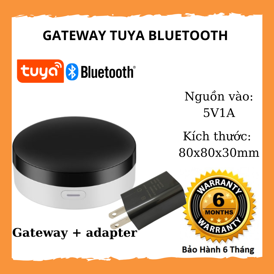 Gateway Tuya Bluetooth Điều Khiển Thiết Bị Hồng Ngoại, Khóa Thông Minh