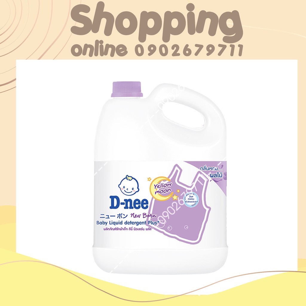 Nước Giặt Xả Dnee Nội Địa Thái Lan 3000ML Màu Tím