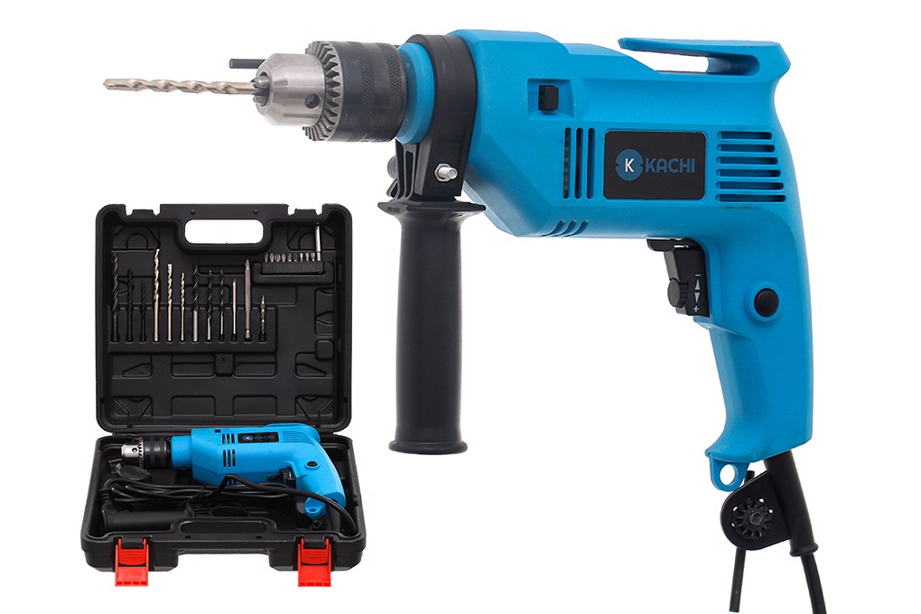Bộ khoan động lực 550W - kèm vali và bộ mũi khoan, bắt vít