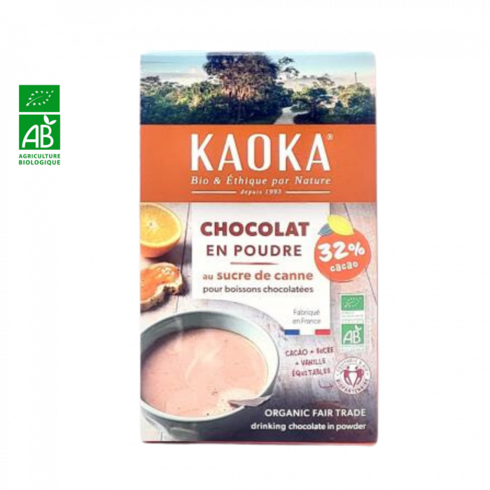 Bột cacao hữu cơ uống liền - Kaoka - 400g