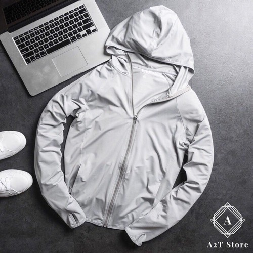 Áo Khoác Chống Nắng Nam Thời Trang Vải Thun Lạnh Uniqlo - Áo Khoác Thông Hơi Nam  Tay 2 Lớp Giá Rẻ - Nhật Bản Nhập Khẩu Đen Ghi Xanh Hồng Có Khẩu Trang Form Rộng Chống Tia UV Dài Thân Cao Cấp Trơn