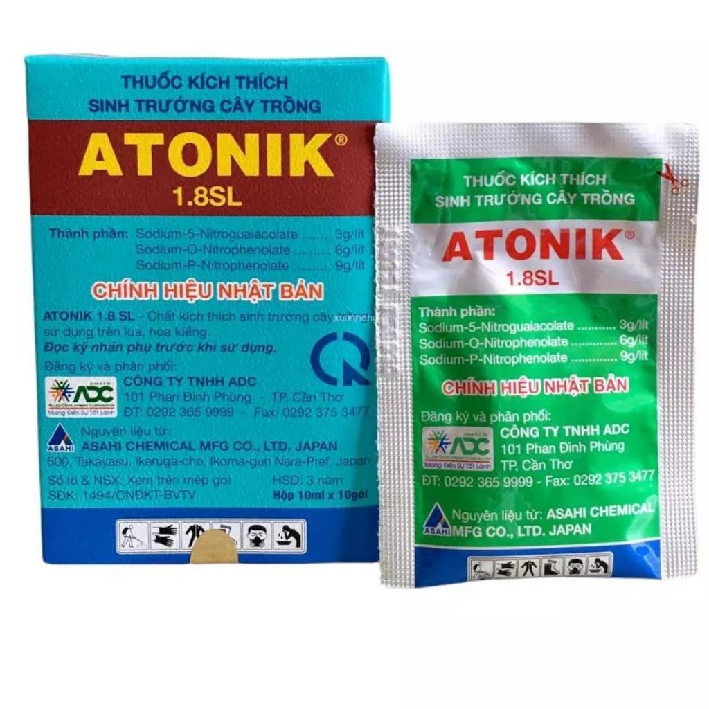 Atonik 1.8sl kích thích sinh trưởng nảy mầm, ra rễ cây trồng
