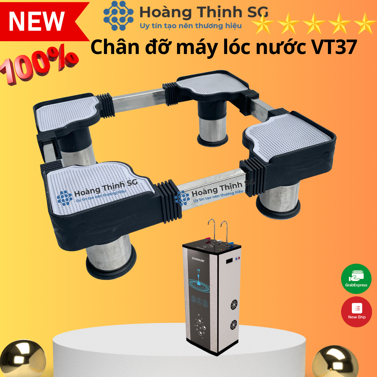Chân máy lọc nước VT37 Văn Thanh, chân kê máy lọc nước, giá đỡ máy lọc nước