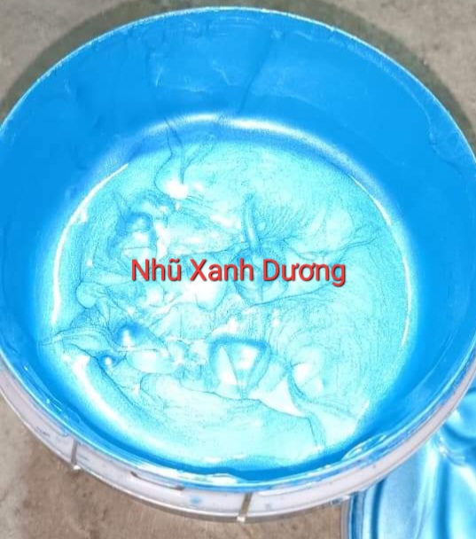 Sơn Nhũ Xanh DƯơng hệ nước ngoại thất
