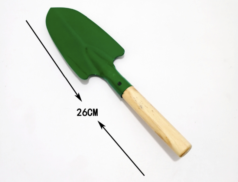 Xẻng cán gỗ làm vườn 26cm h079