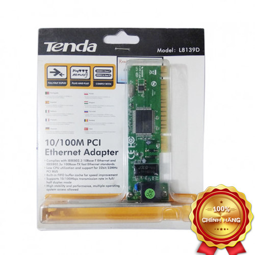 Card mạng  tự nhận driver - Card mạng 121