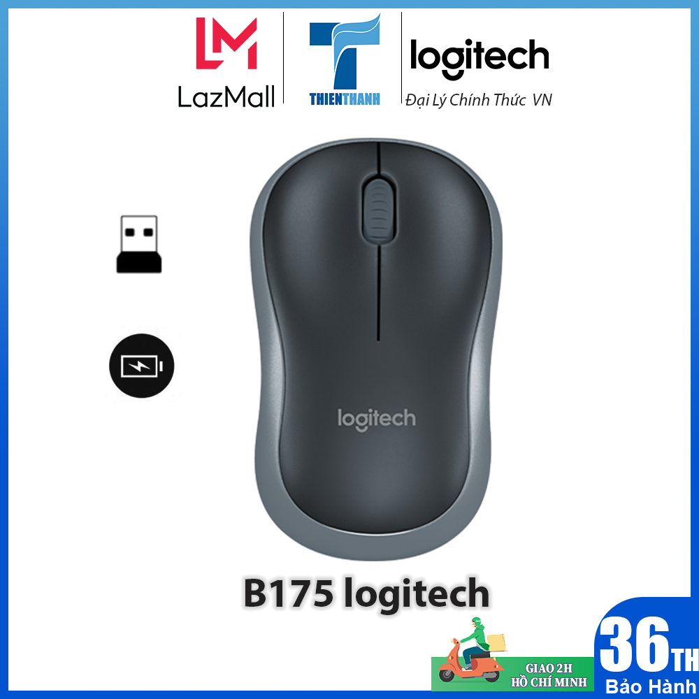 Chuột Không Dây Văn Phòng logitech B175 - Chính Hãng Phân Phối