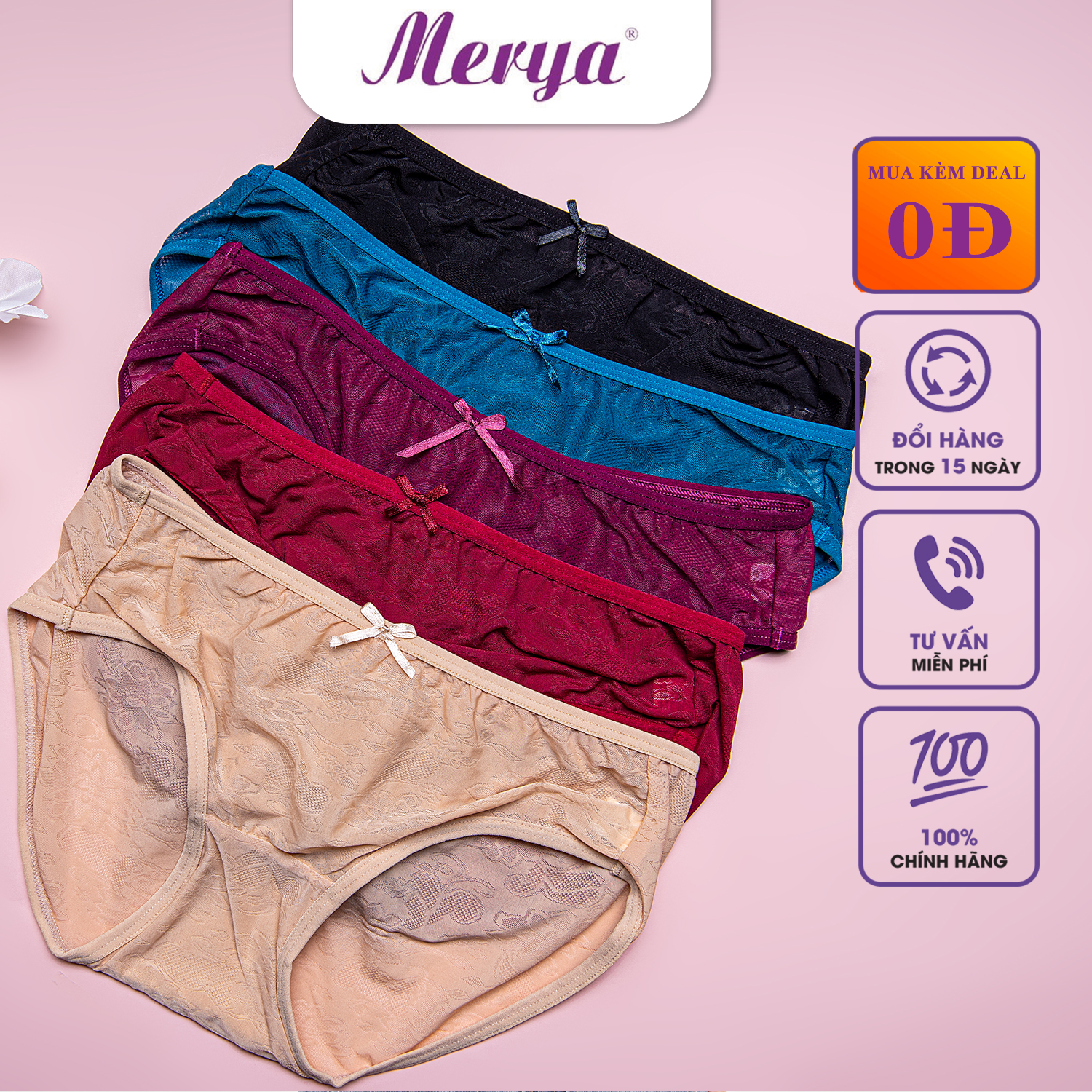 Merya quần lót cotton nữ hang việt nam B017