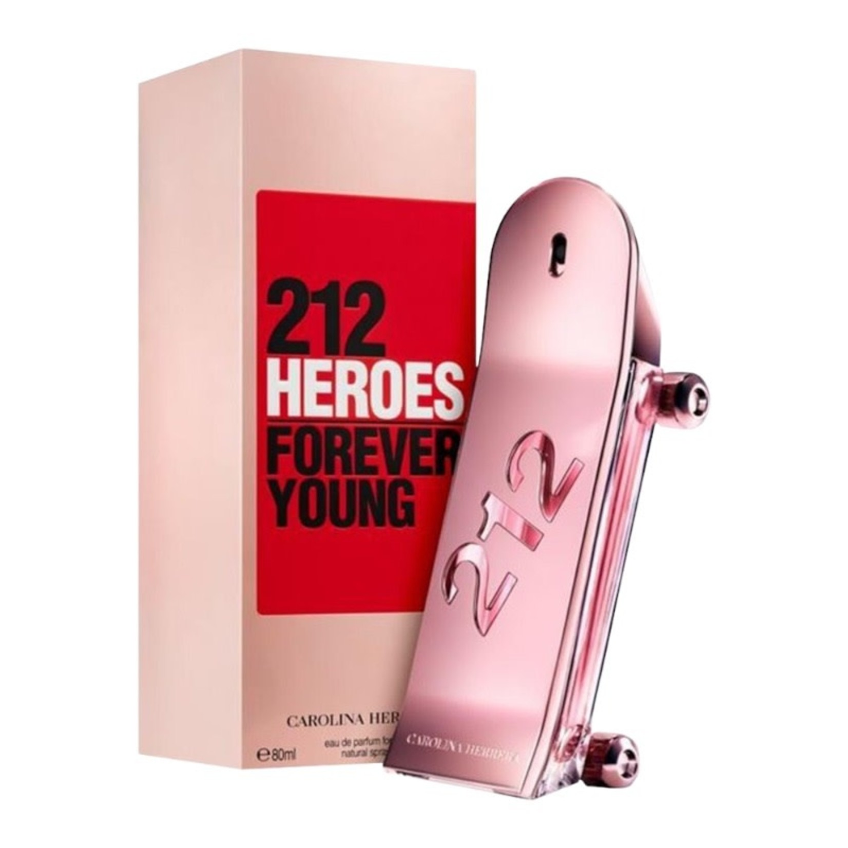 Nước hoa nữ 212 Heroes Forever Young Women Eau De Parfum Ca.ro.lina Herrera của Spain chai 80ml edp