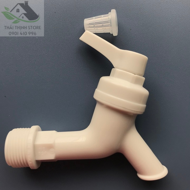 Vòi hồ/rumine tay gạt Phi 21mm (WT001I), Phi 27mm (WT000G)  nhựa ABS bền chính hãng WATERTEC MALAYSIA - Thái Thịnh Store