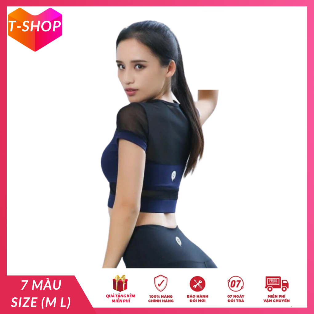 [HCM]đồ tập gym nữ set bộ croptop phối lưới tay hàng xịn quần áo tập gym yoga thể thao kết hợp màu sắc bắt mắt-CR108