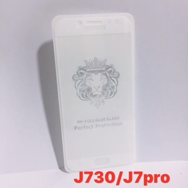 Combo 2 kính cường lực Phủ kín màn hình cho Samsung J7pro