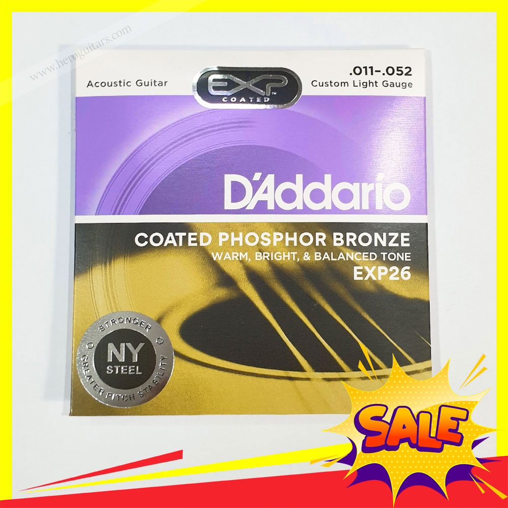 Dây đàn Guitar Acoustic - D'Addario EXP26