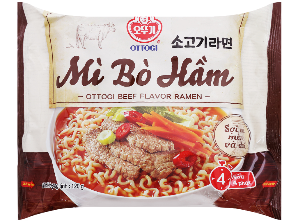 MÌ BÒ HẦM Ottogi 120g