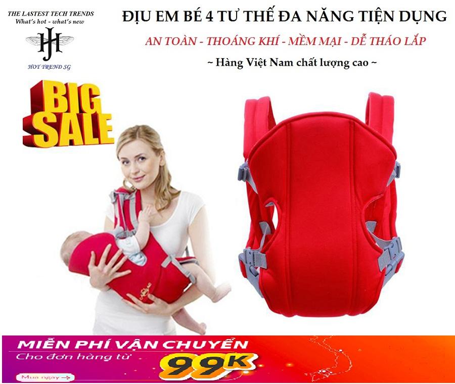 Địu đa năng cho bé - Địu em bé ngồi xe máy -  Diu e be gia re - Địu trẻ em, Địu em bé, Đai ngồi xe máy. Địu Em Bé Êm Ái, Chất Lượng, Cao Cấp, Giá Tốt - Bảo hành uy tín bởi HOT TREND SG