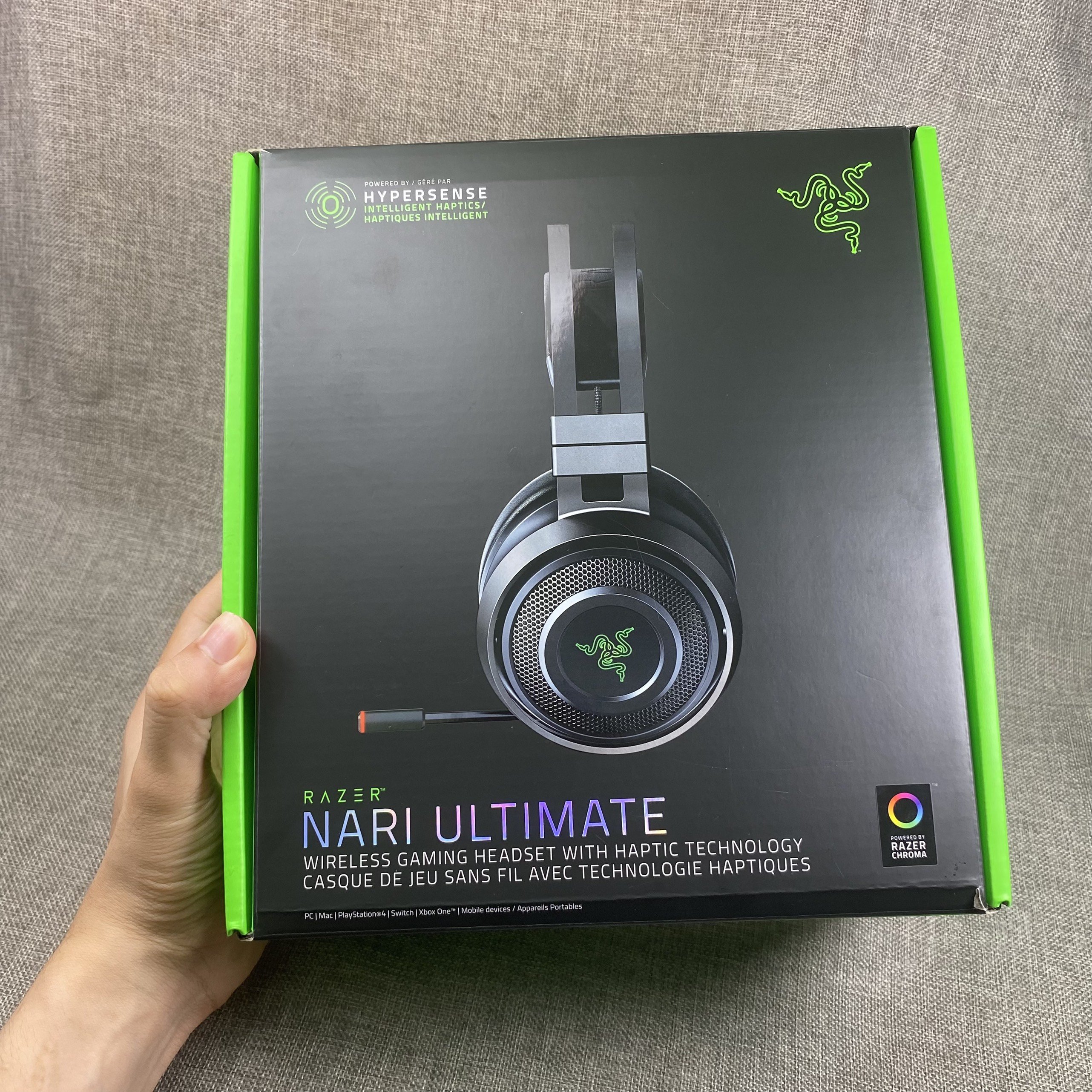 Tai nghe razer nari ultimate - tai nghe gaming chụp tai razer nari ultimate - puki shop