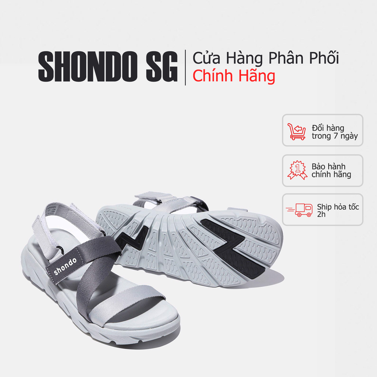 [HCM]Giày Sandals SHONDO F6 Sport - F6S2120 Màu Hot nhất