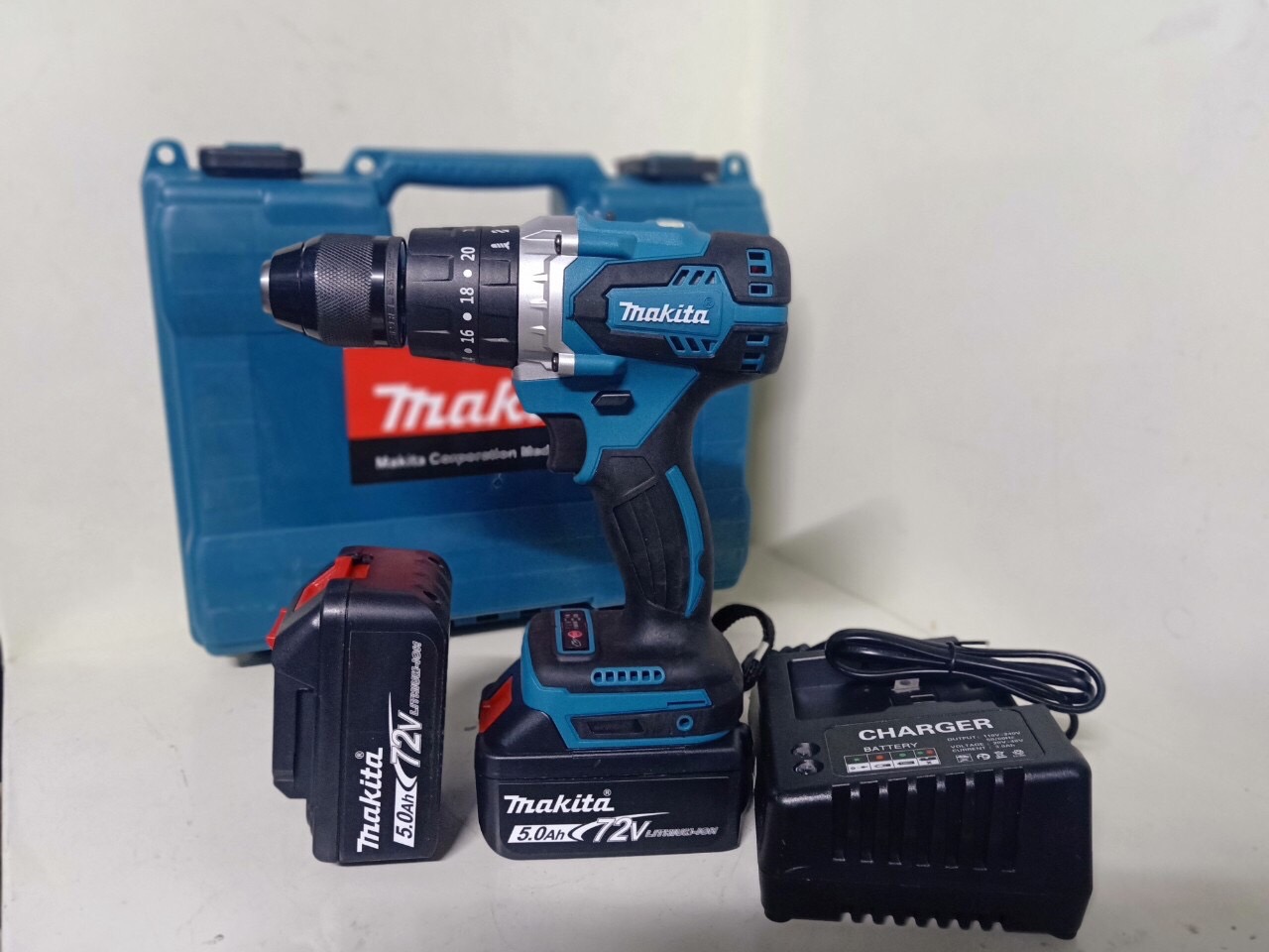 Máy khoan vít 3 chức năng makita 2 pin 72v