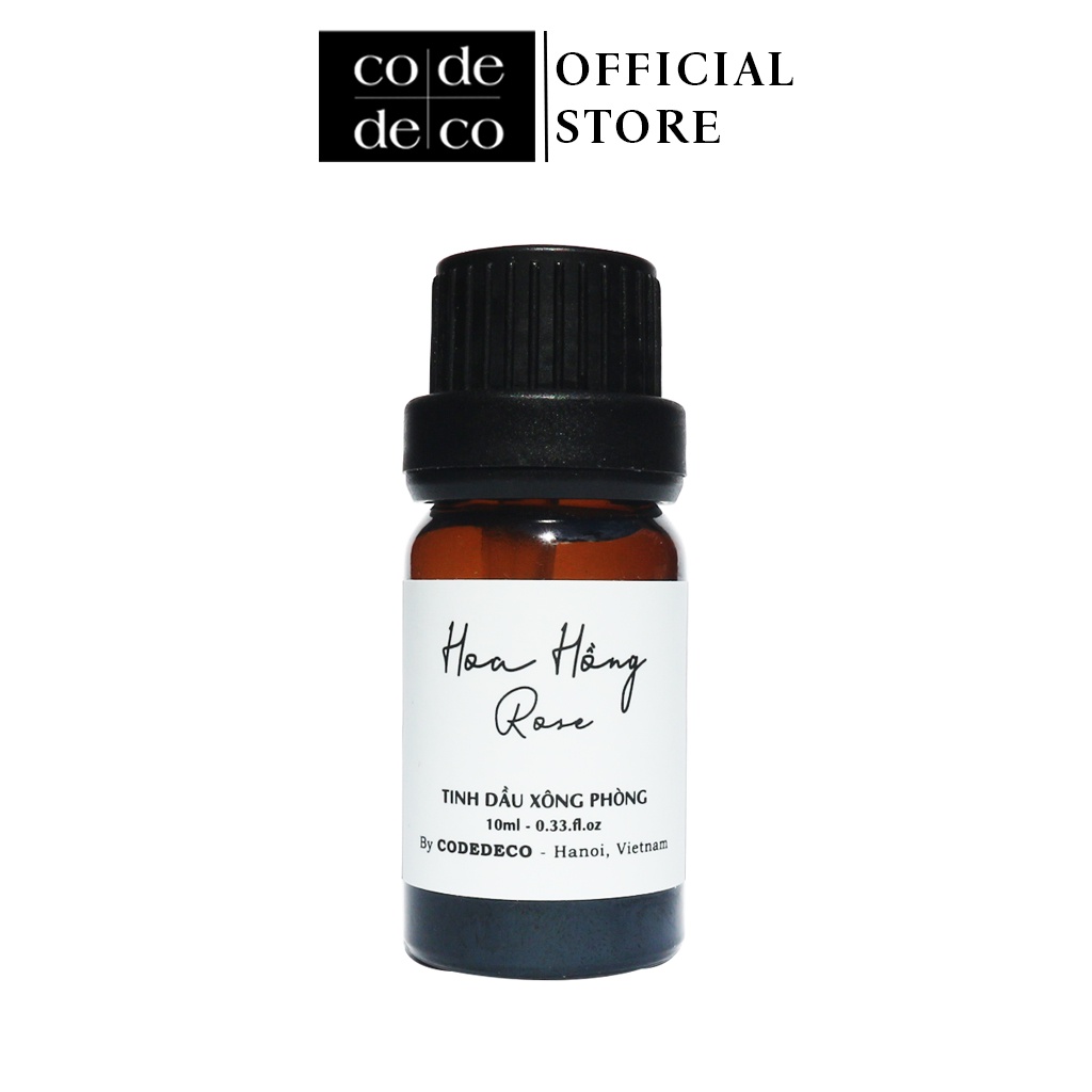 Tinh dầu khuếch tán code deco hoa hồng 10ml