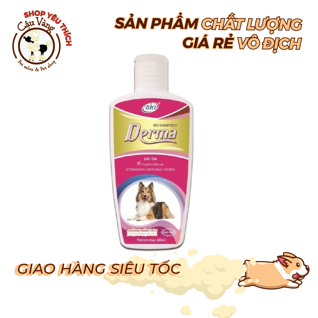 BIO-DERMA DẦU TĂM PHÒNG GHẺ VÀ NẤM DA CHAI 150ML DÀNH CHO CHÓ MÈO