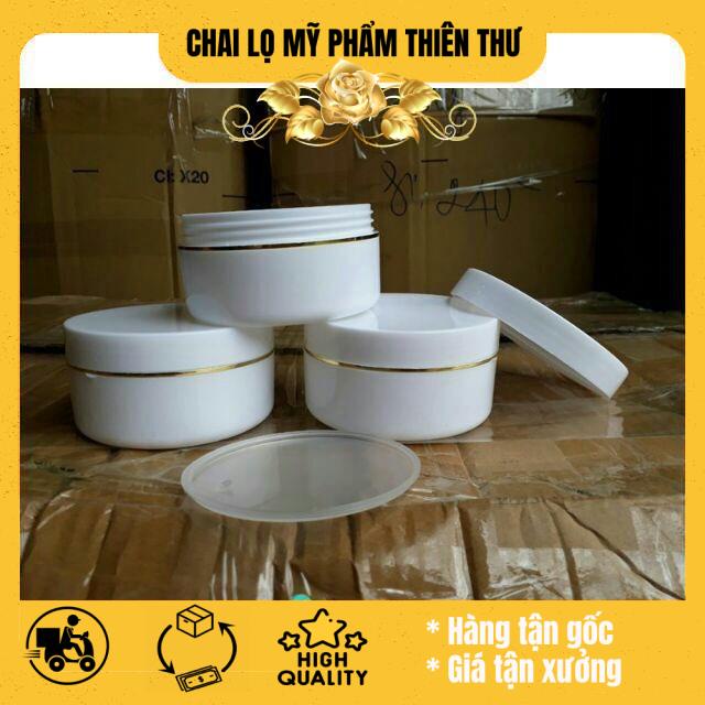 [Combo 10sp] Hủ đựng kem body 150g/200g đen/trắng - hủ đựng mỹ phẩm