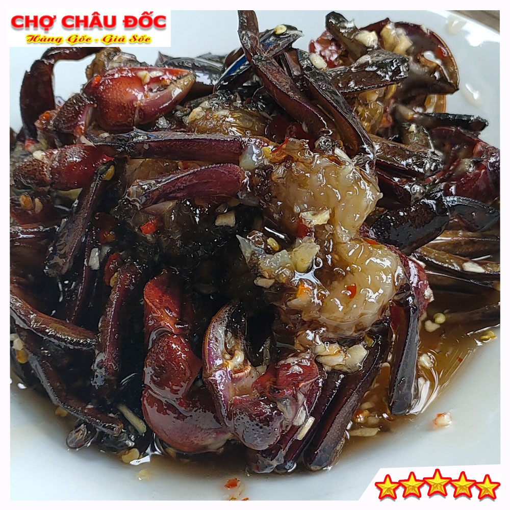 750g Mắm Ba Khía Lớn Miền Tây Trộn Tỏi Ớt Gia Vị Vừa Ăn Loại Con To