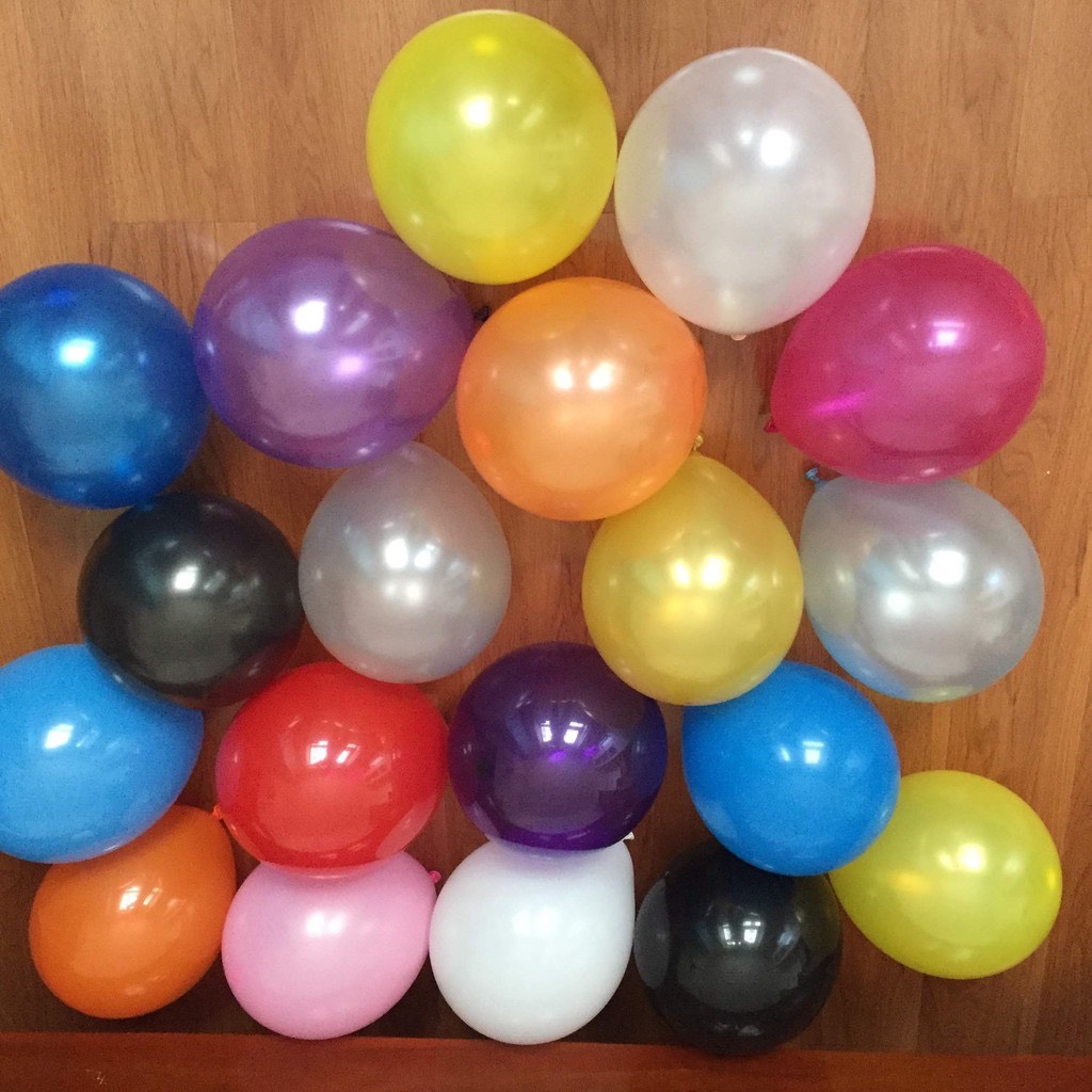 Set bóng bay ánh nhũ bịch 50 bóng