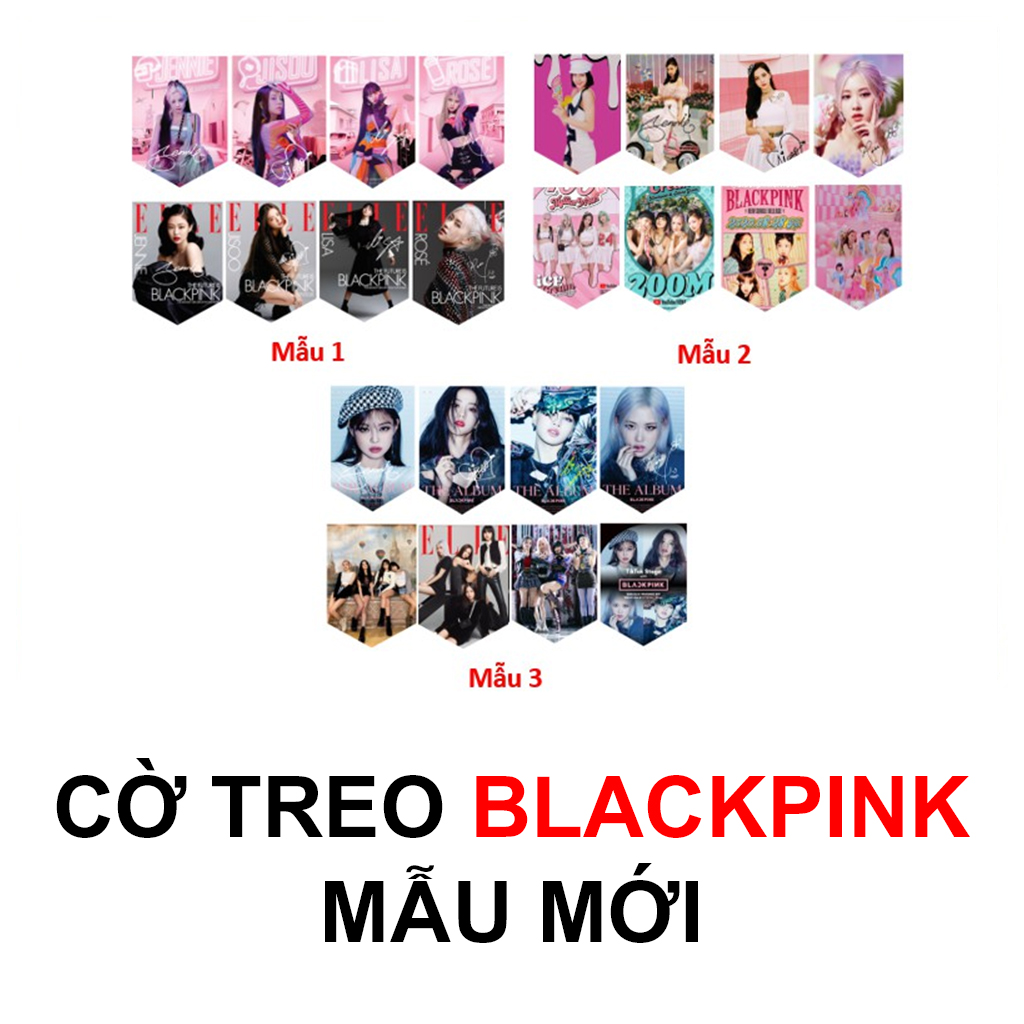Cờ treo backpink mẫu mới
