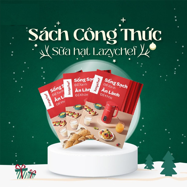 Công Thức Sữa Hạt Lazychef, Công thức nấu sữa hạt, nấu cháo chậm, nấu soup